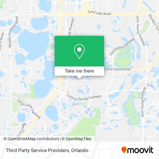Third Party Service Providers map