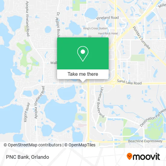 PNC Bank map