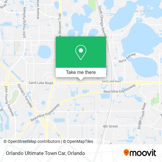 Orlando Ultimate Town Car map