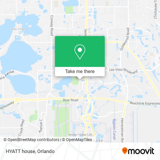 HYATT house map