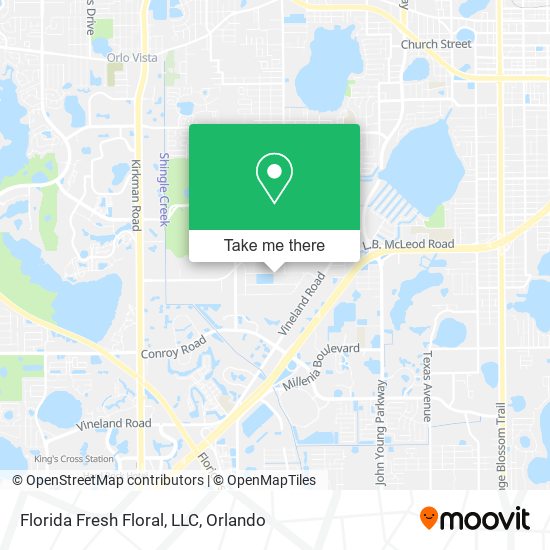 Florida Fresh Floral, LLC map