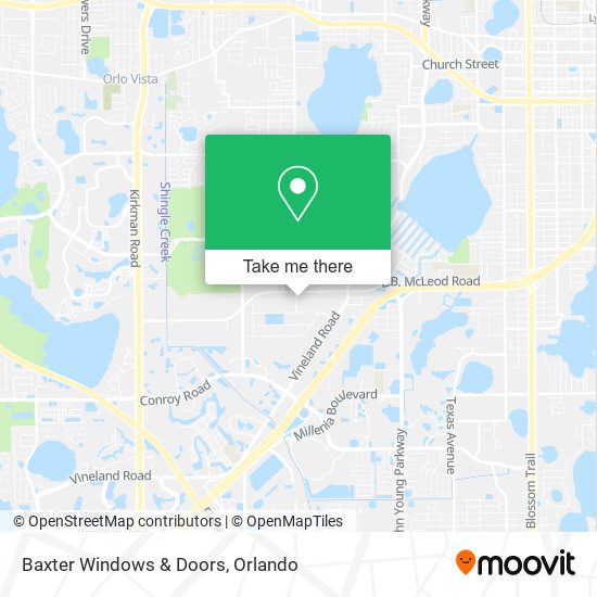 Baxter Windows & Doors map