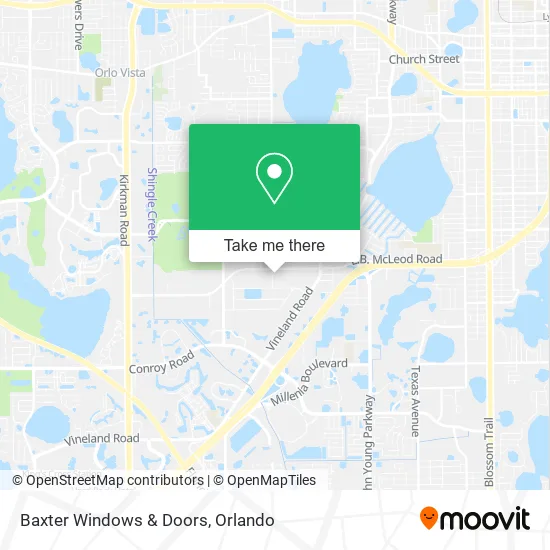 Baxter Windows & Doors map