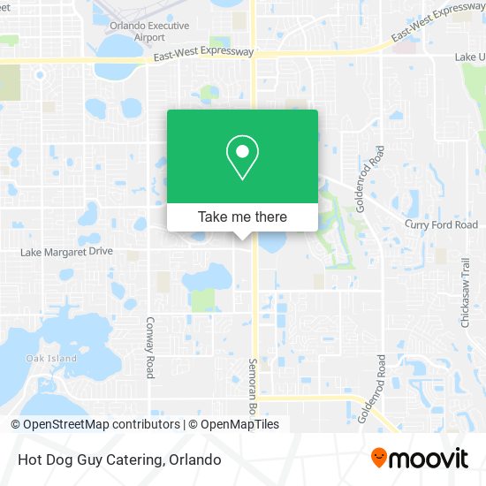 Hot Dog Guy Catering map