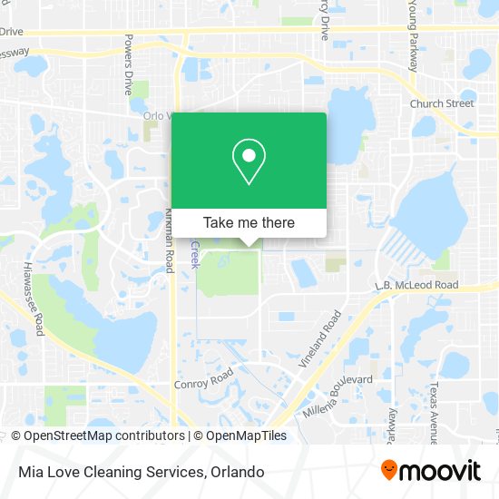Mia Love Cleaning Services map