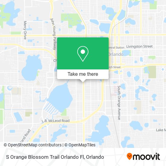 Mapa de S Orange Blossom Trail Orlando Fl