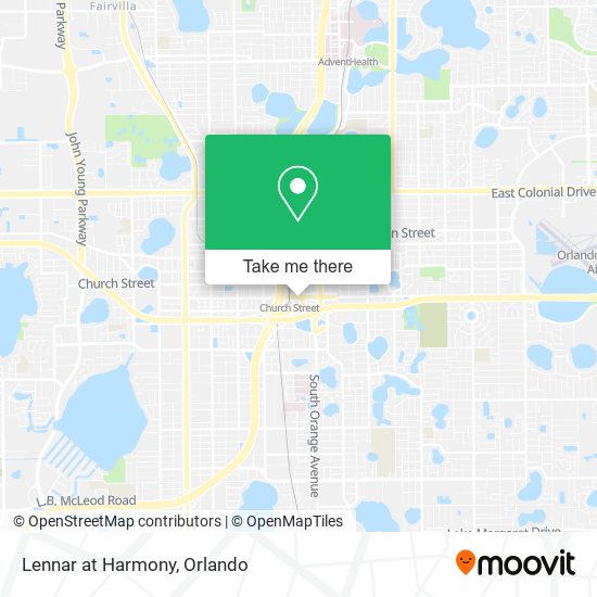 Mapa de Lennar at Harmony