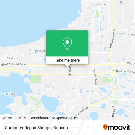 Computer Repair Shoppe map