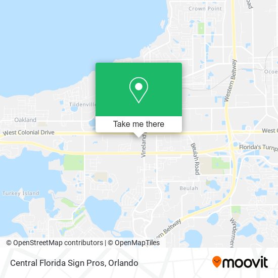 Mapa de Central Florida Sign Pros