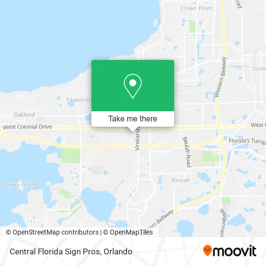 Central Florida Sign Pros map