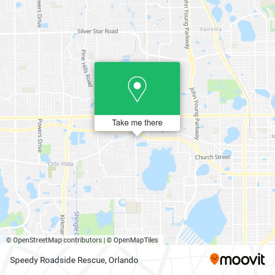 Speedy Roadside Rescue map