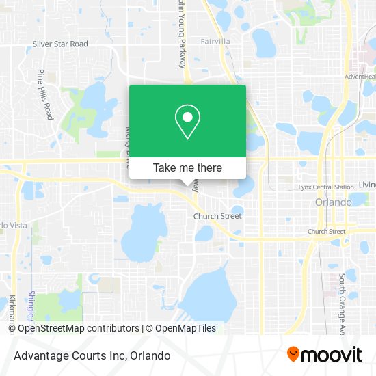 Advantage Courts Inc map