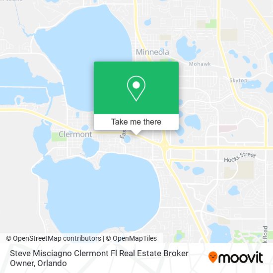 Mapa de Steve Misciagno Clermont Fl Real Estate Broker Owner