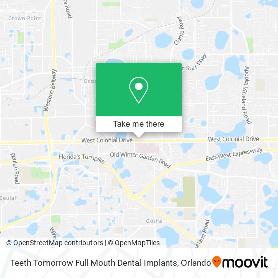 Mapa de Teeth Tomorrow Full Mouth Dental Implants