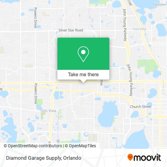 Diamond Garage Supply map