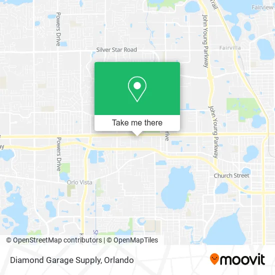 Diamond Garage Supply map