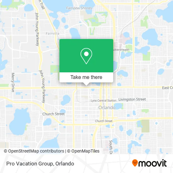 Pro Vacation Group map