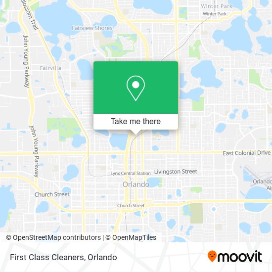 Mapa de First Class Cleaners