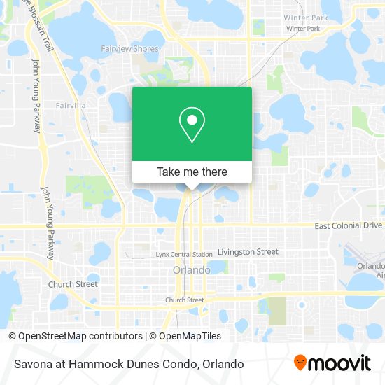 Mapa de Savona at Hammock Dunes Condo