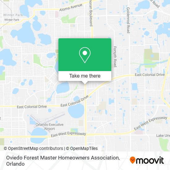 Mapa de Oviedo Forest Master Homeowners Association