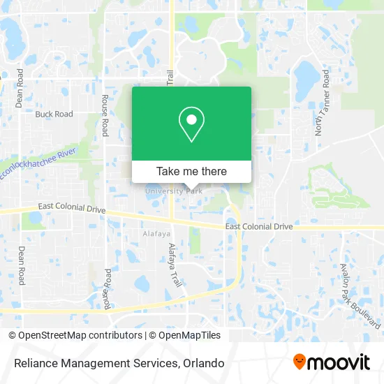 Mapa de Reliance Management Services