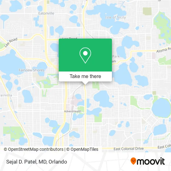 Sejal D. Patel, MD map