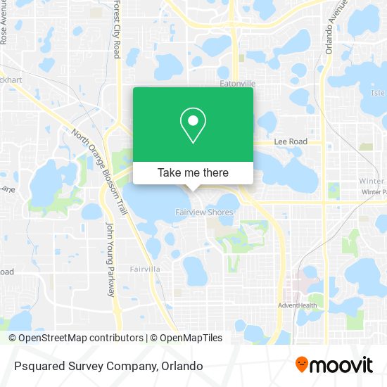 Psquared Survey Company map