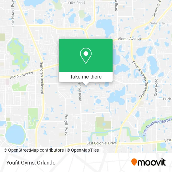 Mapa de Youfit Gyms