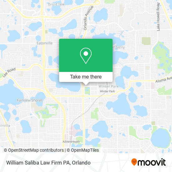 William Saliba Law Firm PA map