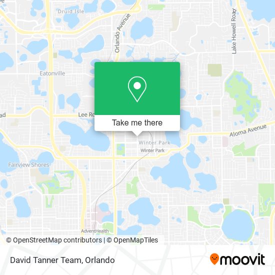 Mapa de David Tanner Team