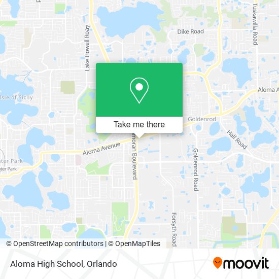 Aloma High School map