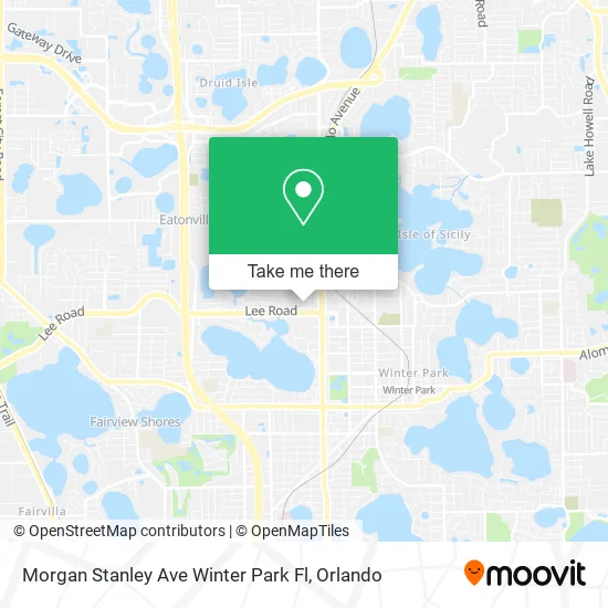 Morgan Stanley Ave Winter Park Fl map
