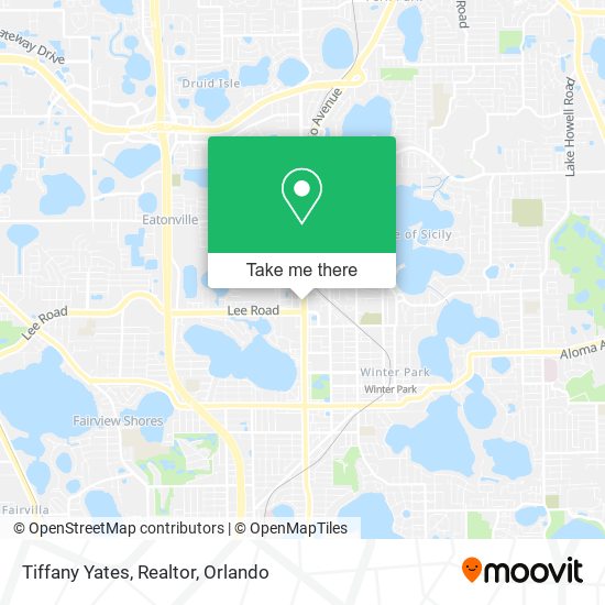 Mapa de Tiffany Yates, Realtor