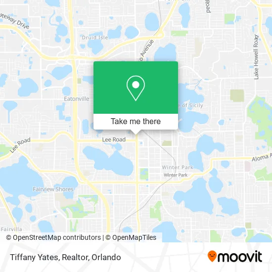 Mapa de Tiffany Yates, Realtor