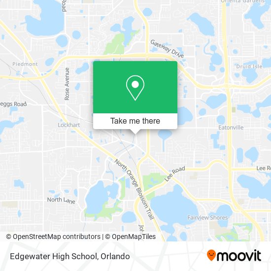 Mapa de Edgewater High School