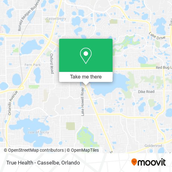 True Health - Casselbe map