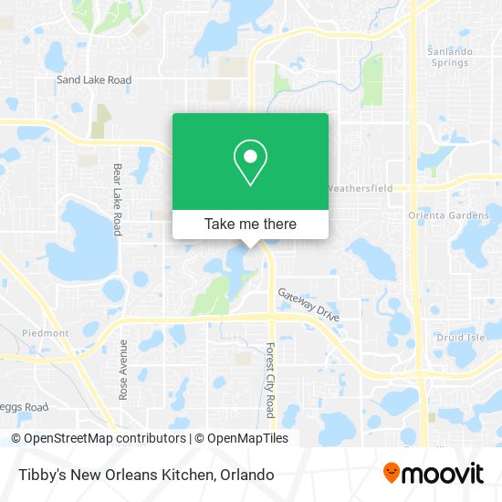 Mapa de Tibby's New Orleans Kitchen