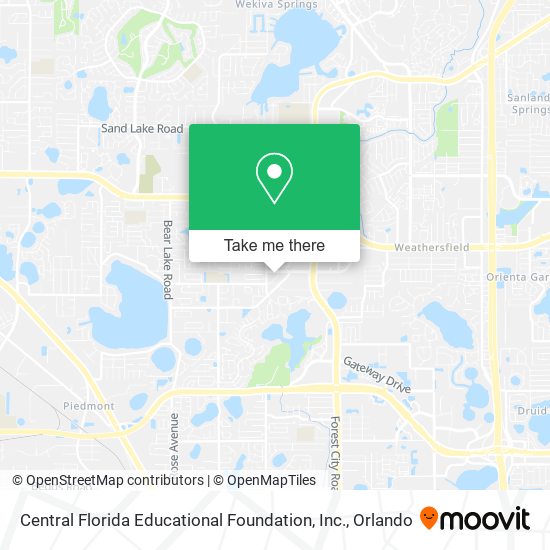 Central Florida Educational Foundation, Inc. map