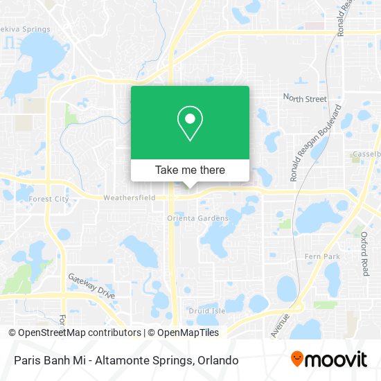 Paris Banh Mi - Altamonte Springs map
