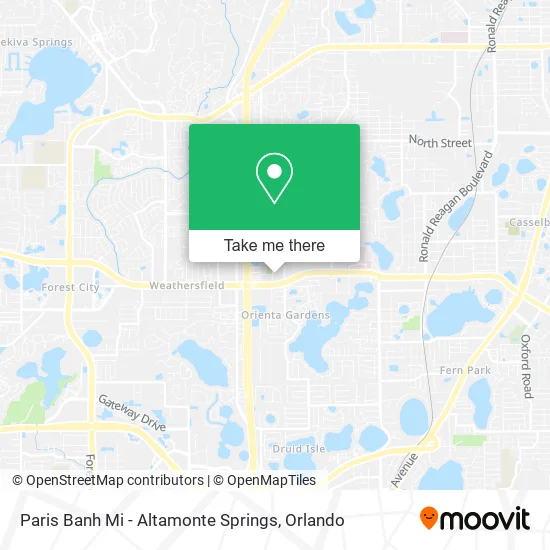Paris Banh Mi - Altamonte Springs map