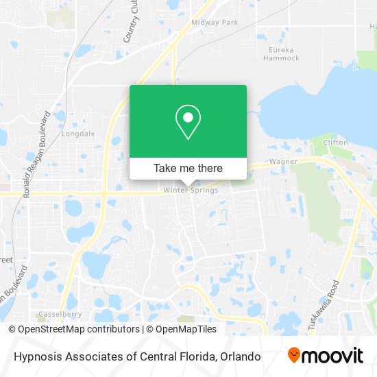 Mapa de Hypnosis Associates of Central Florida