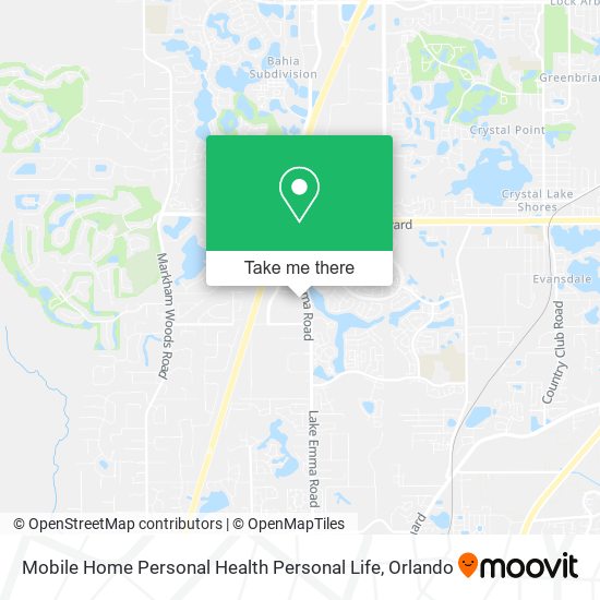 Mapa de Mobile Home Personal Health Personal Life