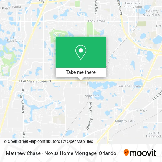 Matthew Chase - Novus Home Mortgage map