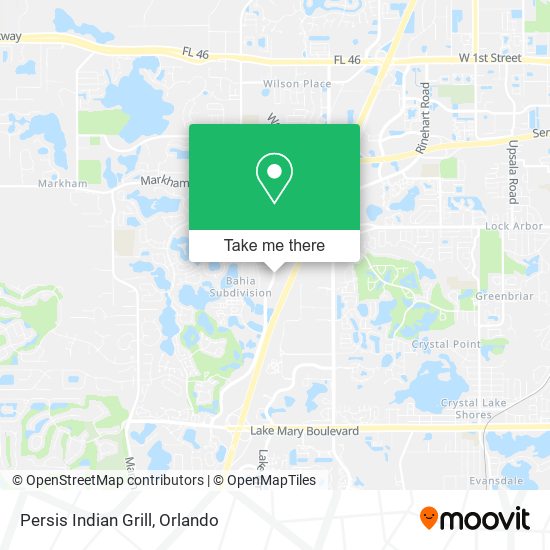 Persis Indian Grill map
