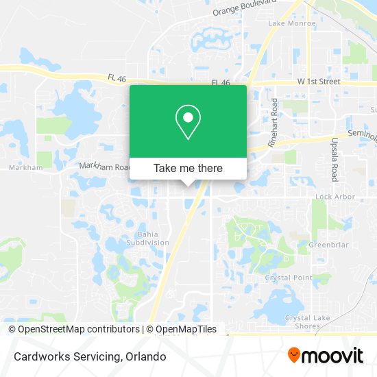 Cardworks Servicing map