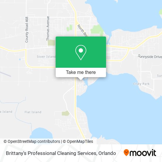 Brittany's Professional Cleaning Services map