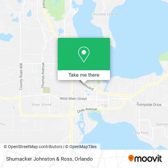 Shumacker Johnston & Ross map