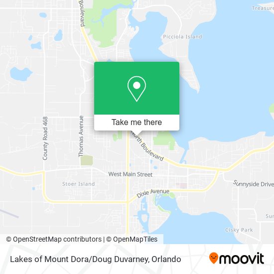 Lakes of Mount Dora / Doug Duvarney map