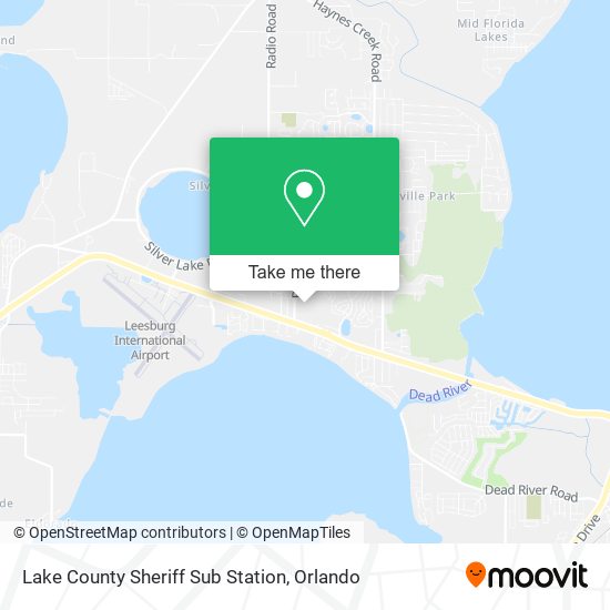 Lake County Sheriff Sub Station map