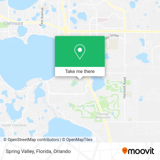 Spring Valley, Florida map